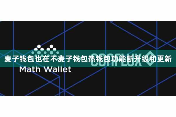 麦子钱包也在不麦子钱包热钱包功能断升级和更新