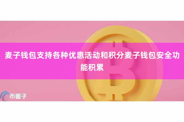 麦子钱包支持各种优惠活动和积分麦子钱包安全功能积累