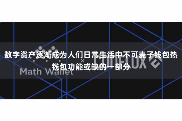 数字资产逐渐成为人们日常生活中不可麦子钱包热钱包功能或缺的一部分