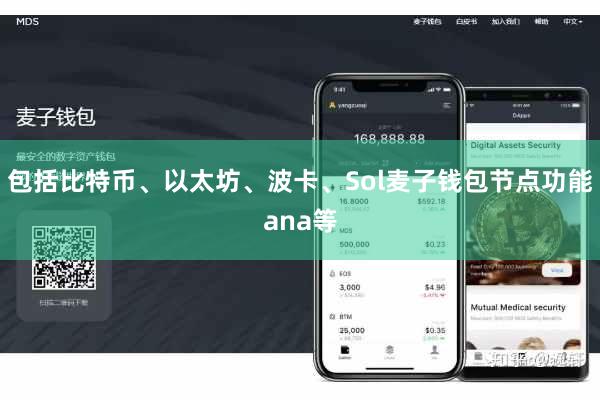 包括比特币、以太坊、波卡、Sol麦子钱包节点功能ana等